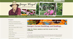 Desktop Screenshot of georgeweigel.net